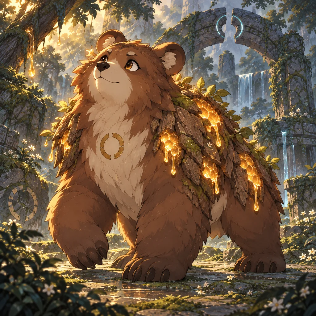 꿀빛 나무곰